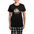 thumbnail image 1 of CafePress - Jingle Bell Rock Women's Dark Pajamas - Women's Short Sleeve Print T-Shirt and Pants Dark Cotton Pajama Set, 1 of 7