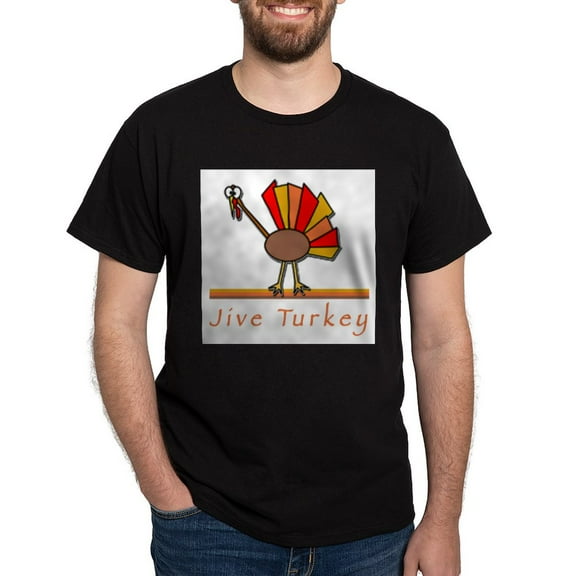 CafePress - Jive Turkey T Shirt - Men's Classic Graphic Cotton T-Shirt