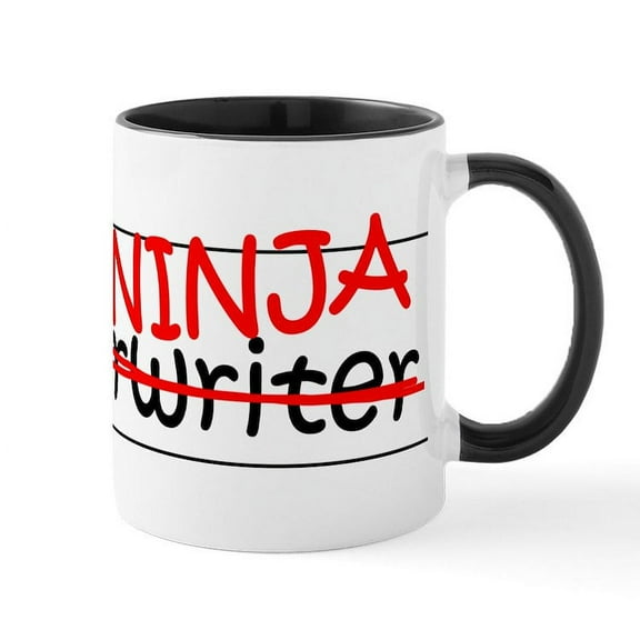 CafePress - Job Ninja Underwriter Mug - 11 oz Ceramic Mug - Novelty Coffee Tea Cup