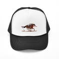thumbnail image 1 of CafePress - Jockey On Racehorse - Adjustable Unisex Printed Trucker Hat with Mesh Back, 1 of 8