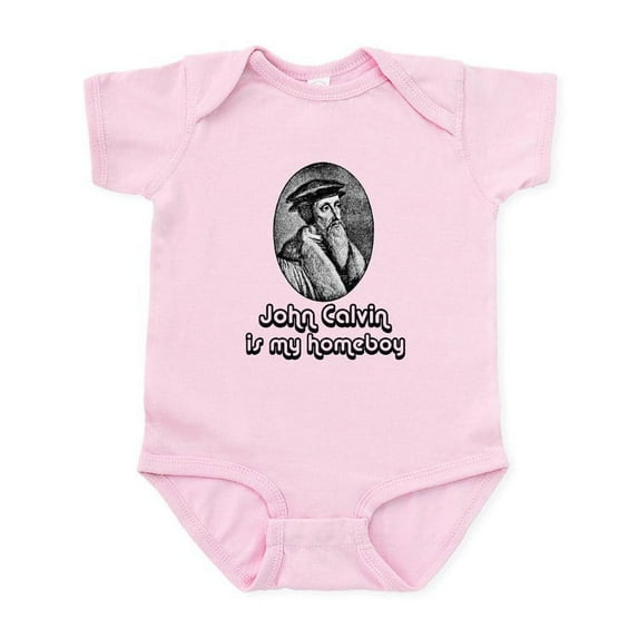 CafePress - John Calvin Is My Homeboy Infant Bodysuit - Baby Light Bodysuit, Size Newborn - 24 Months