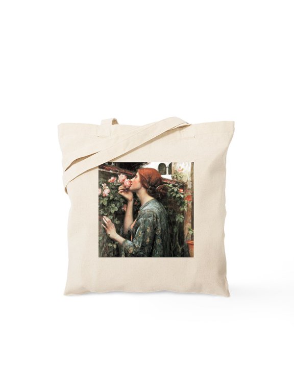 - John William Waterhouse My Sweet Rose Tote Bag - Unisex Canvas Tote Bag, Beige, 1-Piece