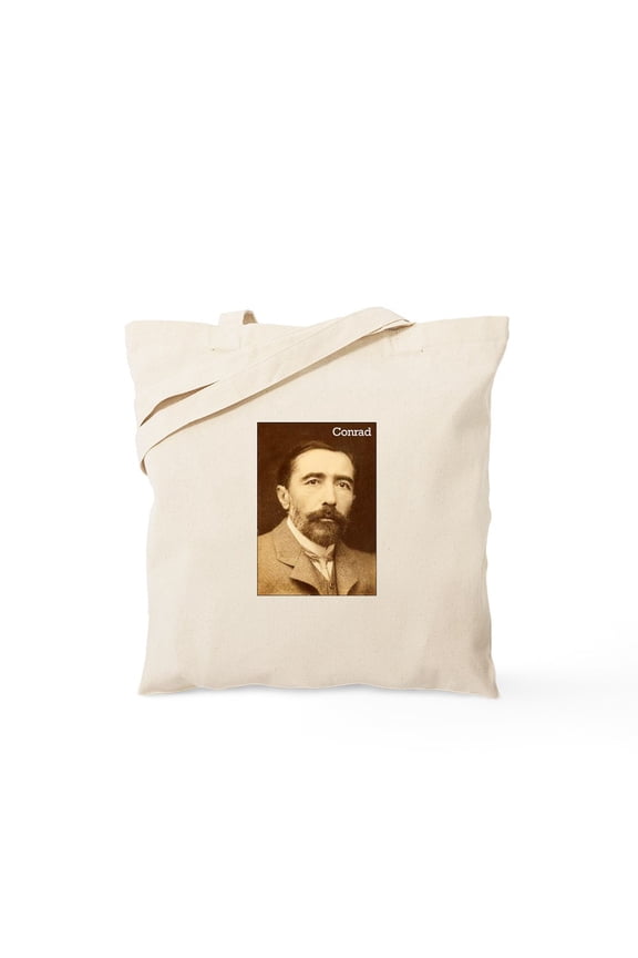 - Joseph Conrad Tote Bag - Unisex Canvas Tote Bag, Beige, 1-Piece