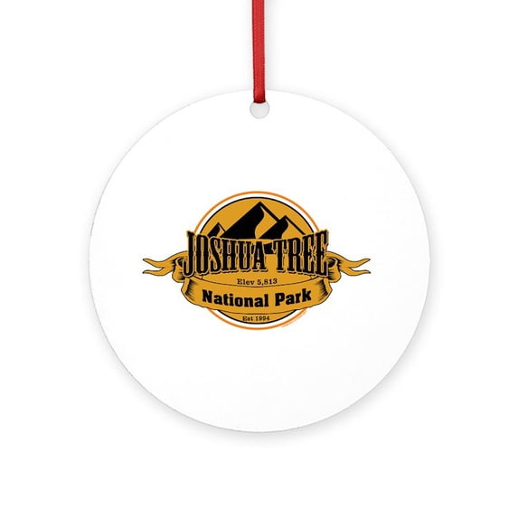 CafePress - Joshua Tree 5 - Round Wood Ornament 4"