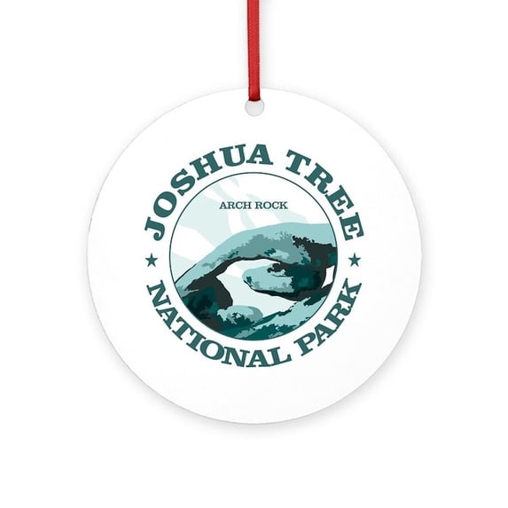 CafePress - Joshua Tree National Park (Rd) - Round Wood Ornament 4"