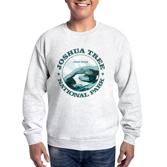 CafePress - Joshua Tree National Park (Rd) Sweatshirt - Crew Neck Sweatshirt