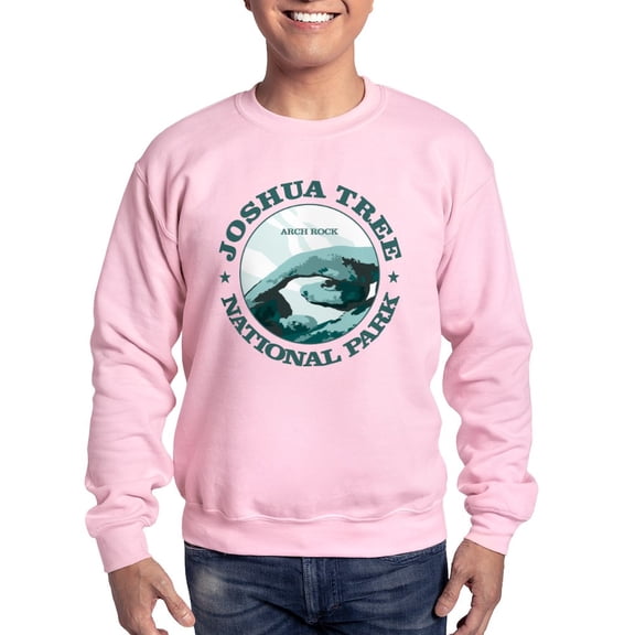 CafePress - Joshua Tree National Park (Rd) Sweatshirt - Crew Neck Sweatshirt