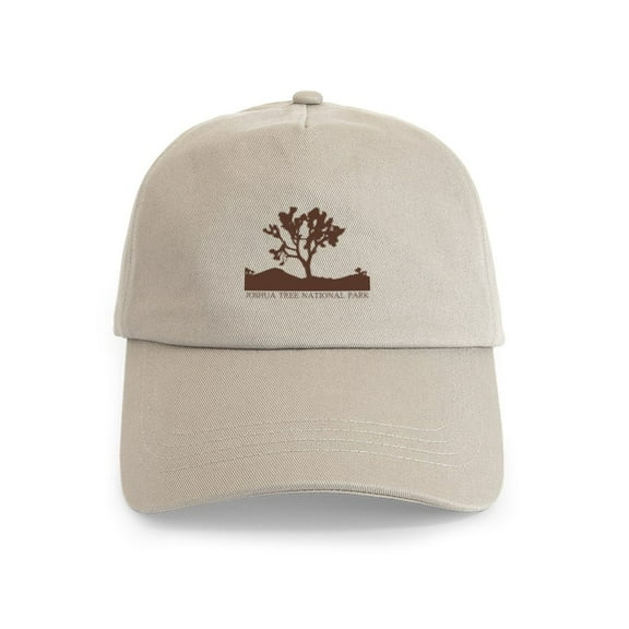 CafePress - Joshua Tree Silhouette Cap - Adjustable 100% Brushed Unisex Casual Cotton Baseball Cap, Beige, 1