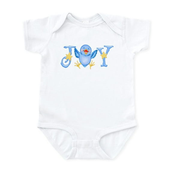 CafePress - Joy: Bluebird Infant Creeper - Baby Light Bodysuit, Size Newborn - 24 Months