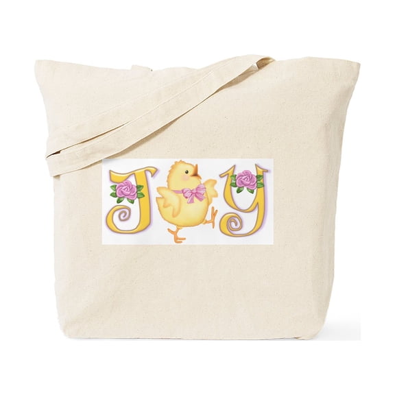 CafePress - Joy: Chick Tote Bag - Unisex Canvas Tote Bag, Beige, 1-Piece