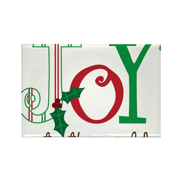 CafePress - Joy To The World - Rectangle Magnet, 2"x3" Refrigerator Magnet
