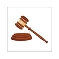 thumbnail image 1 of CafePress - Judge Gavel Sticker - Square Sticker 3" x 3", 1 of 1