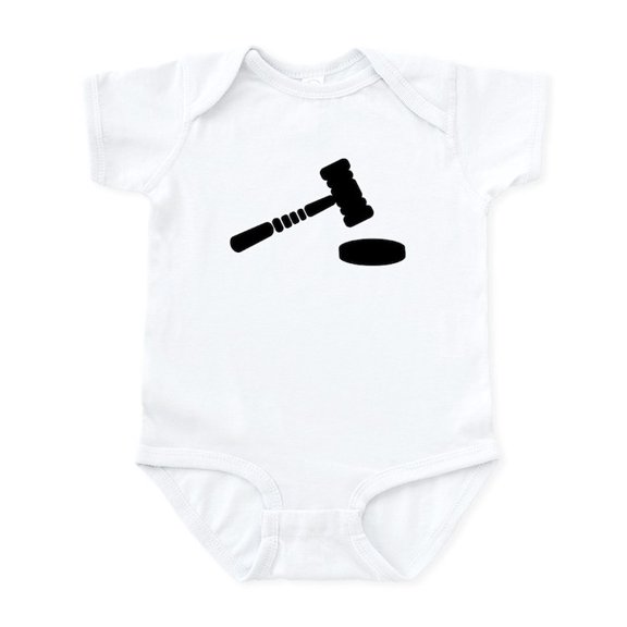 CafePress - Judge Hammer Infant Bodysuit - Baby Light Bodysuit, Size Newborn - 24 Months