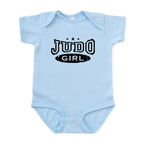 CafePress - Judo Girl Infant Bodysuit - Baby Light Bodysuit, Size Newborn - 24 Months