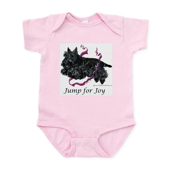 CafePress - Jump For Joy Scottie Infant Bodysuit - Baby Light Bodysuit, Size Newborn - 24 Months