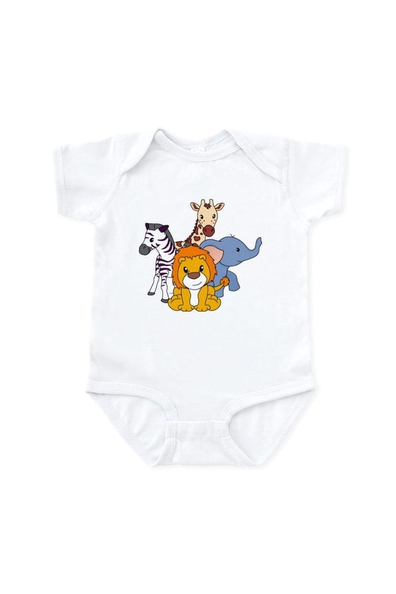- Jungle Babies Infant Bodysuit - Baby Light Bodysuit, Size Newborn - 24 Months