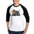 thumbnail image 1 of CafePress - Jurassic Dinosaur - Cotton Baseball Jersey, 3/4 Raglan Sleeve Shirt, 1 of 4
