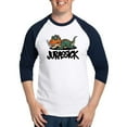 thumbnail image 1 of CafePress - Jurassic Dinosaur - Cotton Baseball Jersey, 3/4 Raglan Sleeve Shirt, 1 of 1