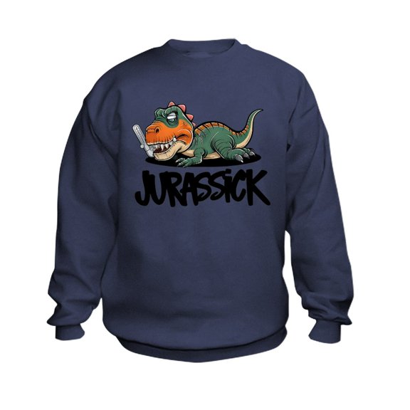 CafePress - Jurassic Dinosaur - Kids Sweatshirt, Youth Crew Neck Sweatshirt