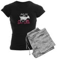 thumbnail image 1 of CafePress - Just A Girl Who Loves Goats, Goat Lover, G Pajamas - Women's Short Sleeve Print T-Shirt and Pants Dark Cotton Pajama Set, 1 of 7