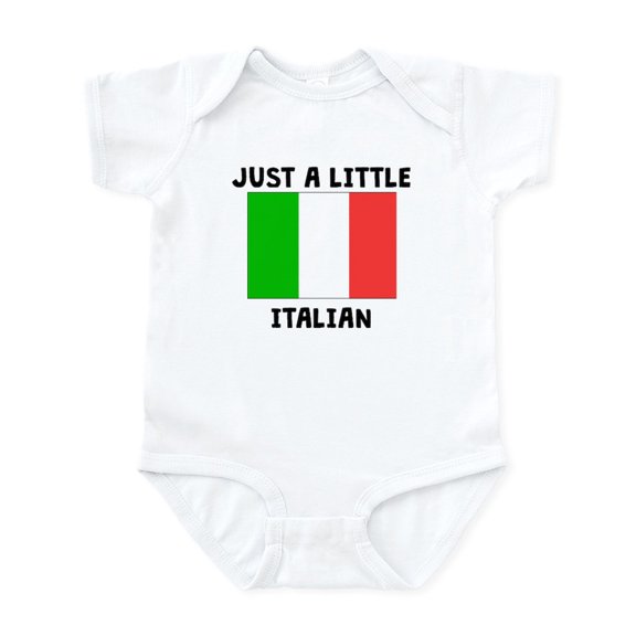 CafePress - Just A Little Italian Body Suit - Baby Light Bodysuit, Size Newborn - 24 Months