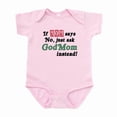 thumbnail image 1 of CafePress - Just Ask Godmom! Infant Bodysuit - Baby Light Bodysuit, Size Newborn - 24 Months, 1 of 4