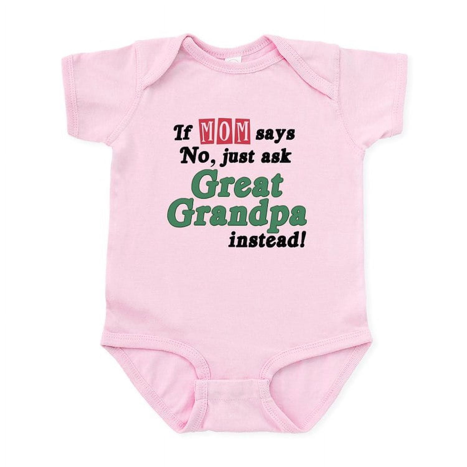 CafePress - Just Ask Great Grandpa! Baby Onesie - Baby Light Bodysuit, Size Newborn - 24 Months