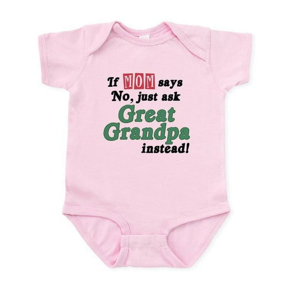 CafePress - Just Ask Great Grandpa! Baby Onesie - Baby Light Bodysuit, Size Newborn - 24 Months