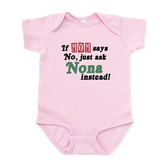 CafePress - Just Ask Nona! Infant Bodysuit - Baby Light Bodysuit, Size Newborn - 24 Months