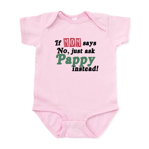 CafePress - Just Ask Pappy! Funny Infant Bodysuit - Baby Light Bodysuit, Size Newborn - 24 Months