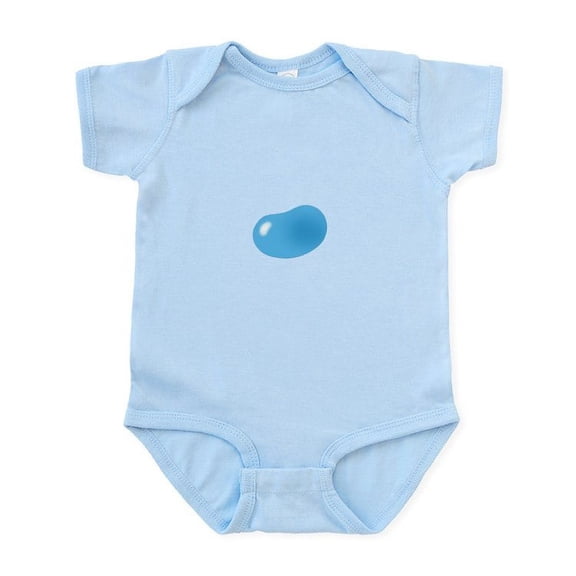 CafePress - Just Blue Jellybean Infant Bodysuit - Baby Light Bodysuit, Size Newborn - 24 Months