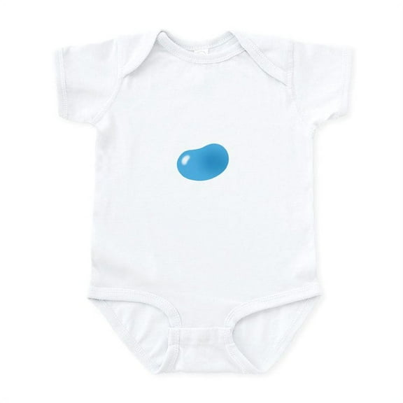 CafePress - Just Blue Jellybean Infant Bodysuit - Baby Light Bodysuit, Size Newborn - 24 Months