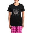 thumbnail image 1 of CafePress - Just Chinchillin' Women's Dark Pajamas - Women's Short Sleeve Print T-Shirt and Pants Dark Cotton Pajama Set, 1 of 7