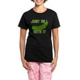 thumbnail image 1 of CafePress - Just Dill With It Women's Dark Pajamas - Women's Short Sleeve Print T-Shirt and Pants Dark Cotton Pajama Set, 1 of 7