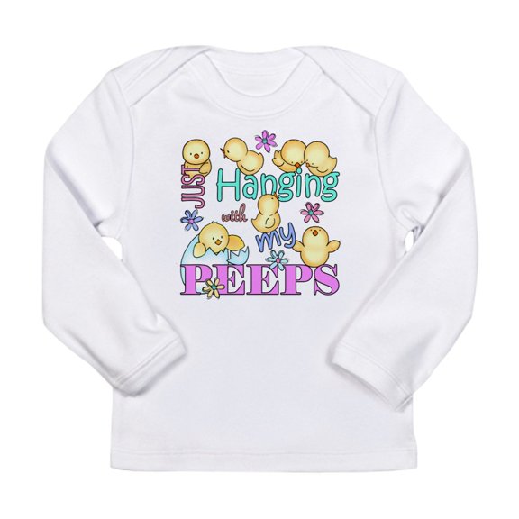 CafePress - Just Hanging With My Peeps Long Sleeve T Shirt - Long Sleeve Infant T-Shirt