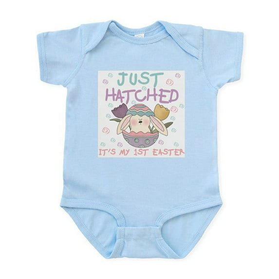 CafePress - Just Hatched 1St Easter Infant Bodysuit - Baby Light Bodysuit, Size Newborn - 24 Months