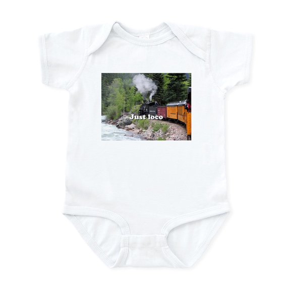 CafePress - Just Loco: Steam Train Colorado Body Suit - Baby Light Bodysuit, Size Newborn - 24 Months