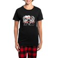 thumbnail image 1 of CafePress - Just Married Skulls Women's Dark Pajamas - Women's Short Sleeve Print T-Shirt and Pants Dark Cotton Pajama Set, 1 of 7