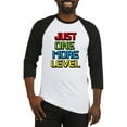 thumbnail image 1 of CafePress - Just One More Level Baseball Jersey - Cotton Baseball Jersey, 3/4 Raglan Sleeve Shirt, 1 of 4