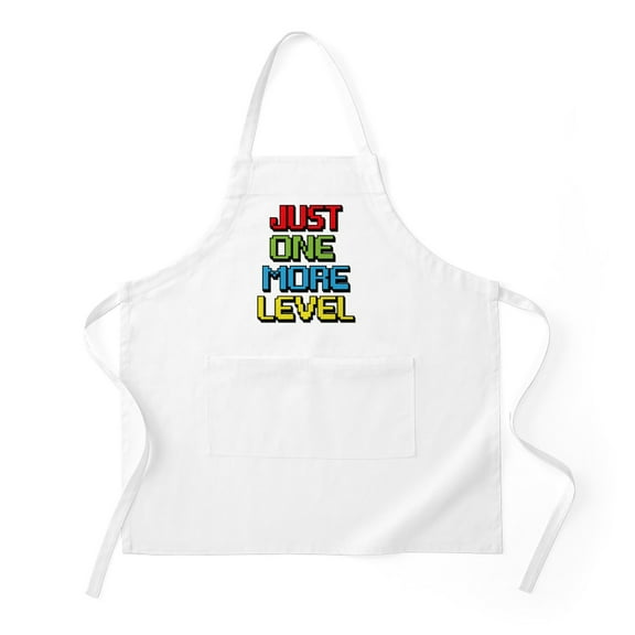 CafePress - Just One More Level Light - Kitchen Apron with Pockets, Grilling Apron, Baking Apron