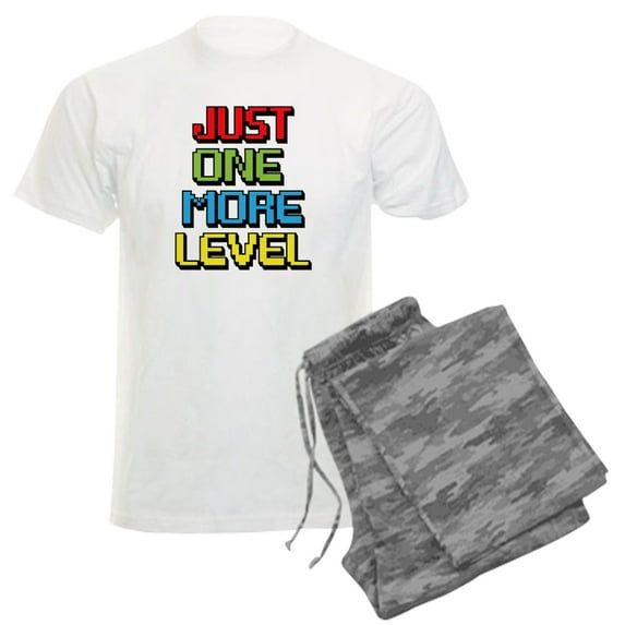 CafePress - Just One More Level Pajamas - Men's Light Loose Fit Cotton Pajama Set