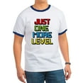 thumbnail image 1 of CafePress - Just One More Level T Shirt - 100% Cotton Ringed T-Shirt, 1 of 4