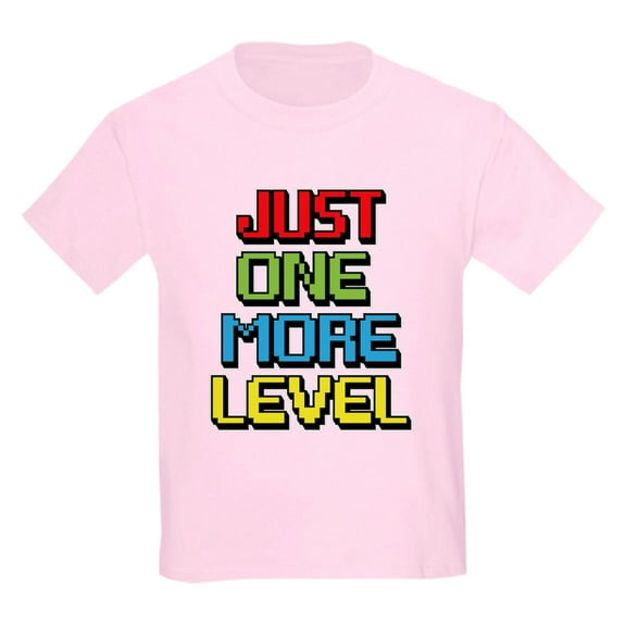 CafePress - Just One More Level T Shirt - Light T-Shirt Kids XS-XL