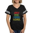 thumbnail image 1 of CafePress - Just One More Level T Shirt - Womens Football Shirt, 1 of 4