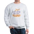 thumbnail image 1 of CafePress - Just Working In My Pajamas - Crew Neck Sweatshirt, 1 of 1