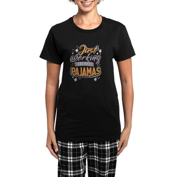 CafePress - Women's Dark Pajamas - Women's Short Sleeve Print T-Shirt and Pants Dark Cotton Pajama Set