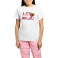 thumbnail image 1 of CafePress - Justmauid Pajamas - Women's Short Sleeve Print T-Shirt and Pants Light Cotton Pajama Set, 1 of 7