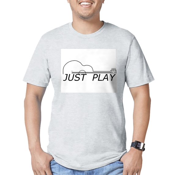 CafePress - Justplaygolfshirt Men's Classic T Shirt - Fitted T-Shirt, Vintage Fit Soft Cotton Tee