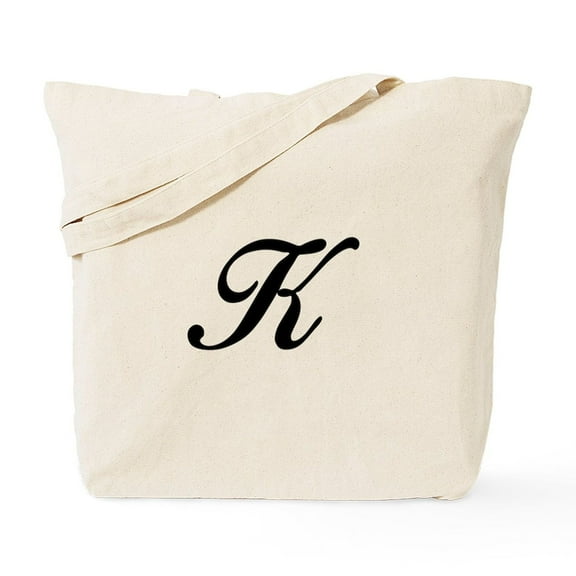 CafePress - K Bir Black Tote Bag - Unisex Canvas Tote Bag, Beige, 1-Piece
