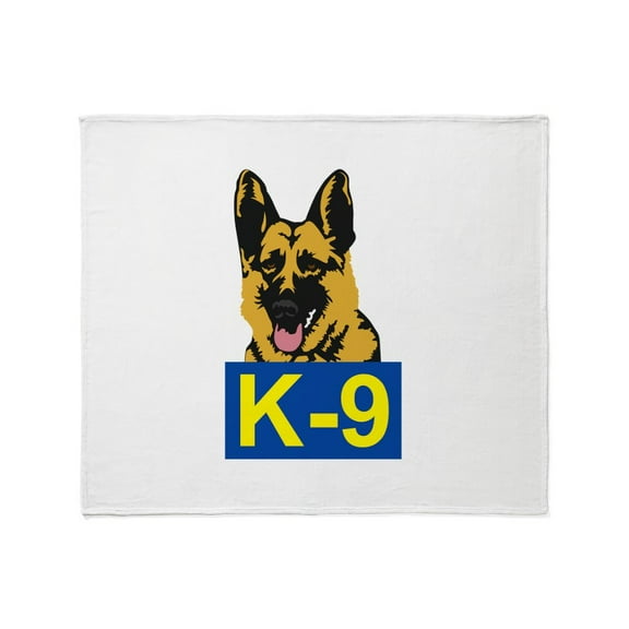 CafePress - K9 POLICE DOG Throw Blanket - Soft Fleece Throw Blanket, 50"x60" for All Ages